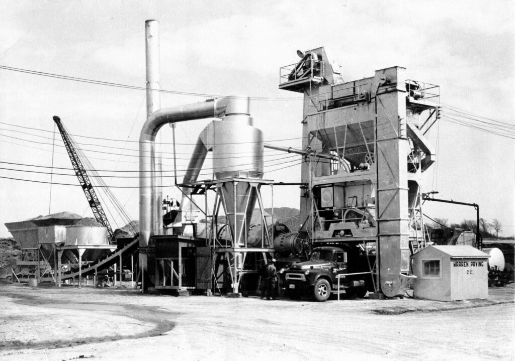 photo of vintage asphalt plant